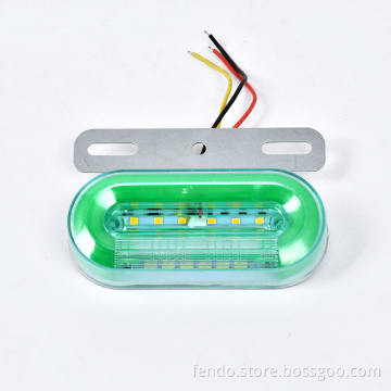 12V/24V ABS Truck Trailer 24 LED Side Marker Indicator Lamps - 15W